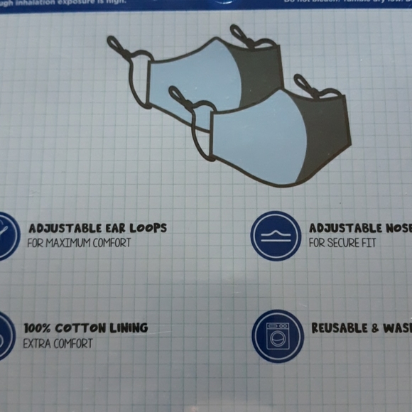 NIP Breasy Kids Eat, Play, Repeat face mask 2pk - Picture 2 of 4